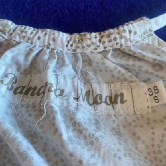 Banana Moon (Luxury Line) Sleeveless White With Designs Dress Womens Size Small - Picture 2 of 5